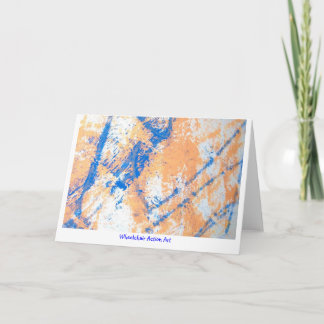 Tarjeta Arte Notecards grande de la acción de la silla de