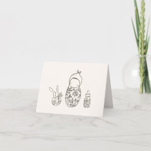 Tarjeta Arte para recién nacidos