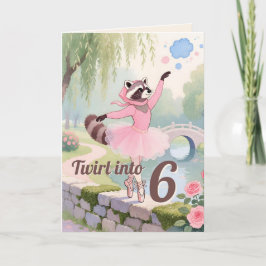 Tarjeta Arte Pintado con Hilo | Edad de Cumpleaños de Bail