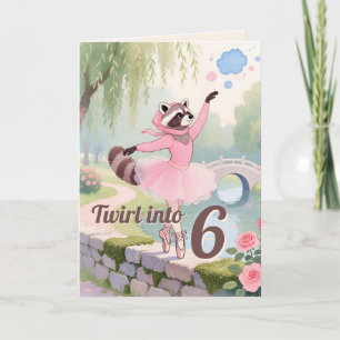Tarjeta Arte Pintado con Hilo Edad de Cumpleaños de Bail
