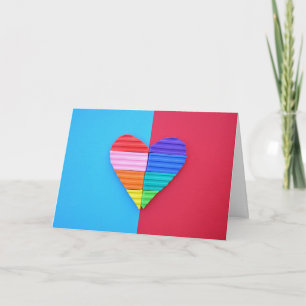 Tarjeta Arte Pop Amor Gemelo San Valentín Corazones Arcoír