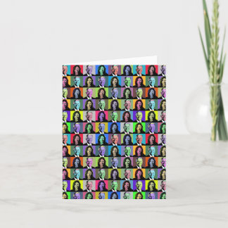Tarjeta Arte pop Biden Harris (36 colores)
