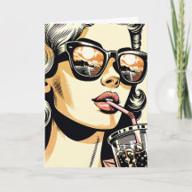 Arte Pop Comic Mujer Hermosa Gran Verano