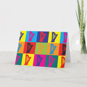 Tarjeta Arte pop de Harp