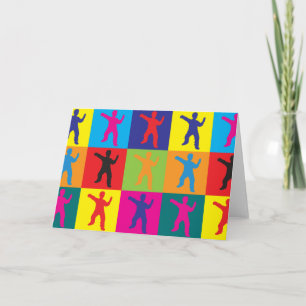 Tarjeta Arte pop de la ji del Tai