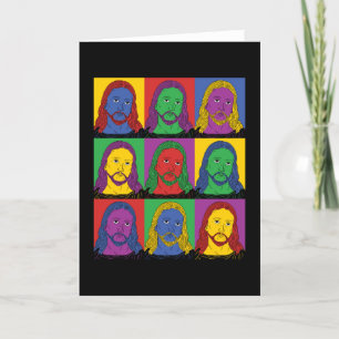 Tarjeta Arte pop Jesús