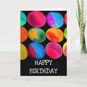 Tarjeta Arte pop neón