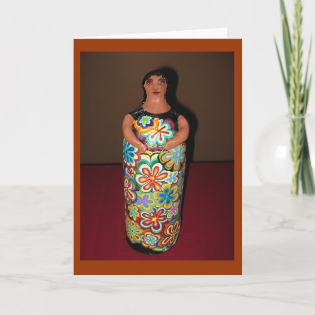 Tarjeta Arte popular - mamá de MuuMuu (Anverso)