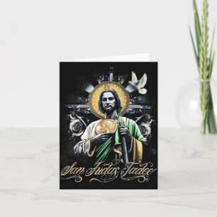 Tarjeta Arte Religioso San Judas Tadeo Santos Católicos De