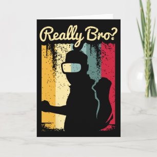 Tarjeta Arte Retro Aficheado Realidad Virtual Gráfico Para