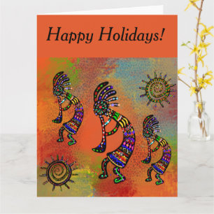 TARJETA ARTE SUDOESTE DE KOKOPELLI     