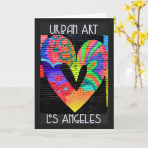 Tarjeta Arte Urbano, Los Ángeles, Grafiti,