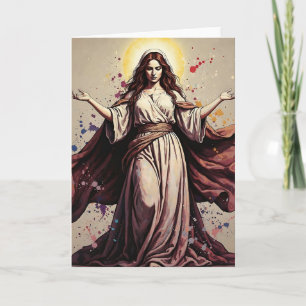 Tarjeta Arte Vintage Mary Magdalene