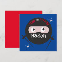 Artes Marciales de Karate Ninja Cumpleaños Niños