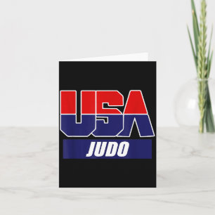 Tarjeta Artes Marciales Judo Equipo USA 2024