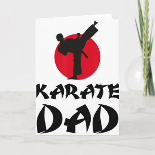 Tarjeta Artes Marciales Karate Dad