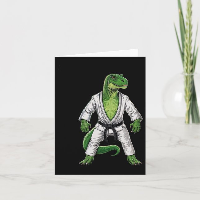 Tarjeta Artes marciales Ninja Jiu Jitsu Karate (Anverso)