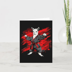 Tarjeta Artes Marciales Taekwondo Alpaca Judo Kickboxing