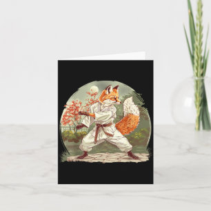 Tarjeta Artes Marciales Taekwondo Kickboxing Naturaleza Ju