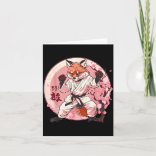 Tarjeta Artes Marciales Taekwondo Kickboxing Naturaleza Ju