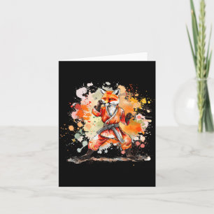 Tarjeta Artes Marciales Taekwondo Kickboxing Naturaleza Zo