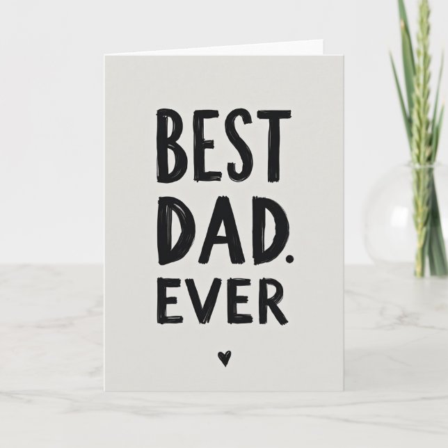 Tarjeta Artesanal del Día del Padre (Anverso)
