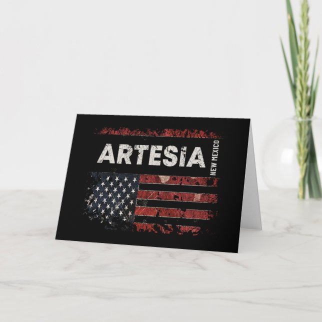Tarjeta Artesia Nuevo México (Anverso)