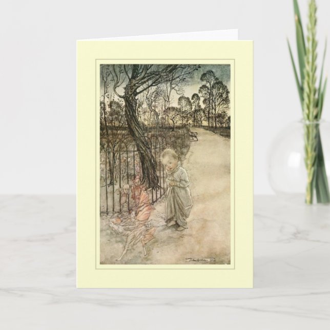 Tarjeta Arthur Rackham (Anverso)