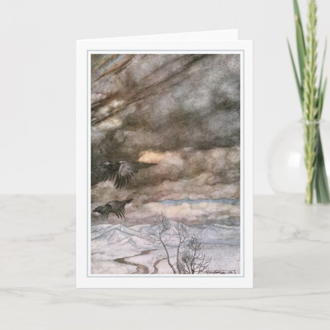 Tarjeta Arthur Rackham (Anverso)