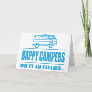 Tarjeta Artículos del regalo para el campista inspirado