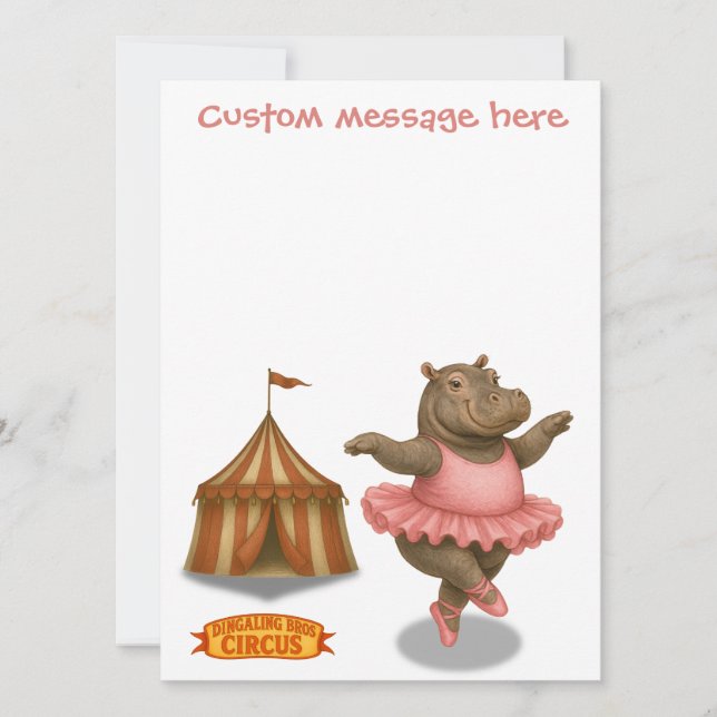 Tarjeta artista de circo Helene (Anverso)