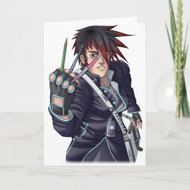 Tarjeta Artista de Manga del animado (Anverso)