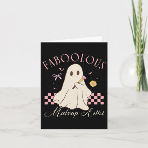 Tarjeta Artista de Maquillaje Faboolous Cosmetólogo Fantas