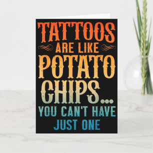 Tarjeta Artista de tatuajes geniales arte para hombres muj