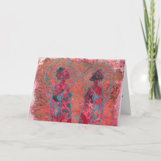 Tarjeta artística del día de la madre