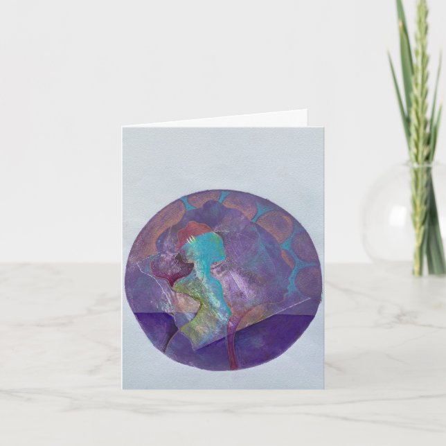 Tarjeta artística del día de la madre (Anverso)