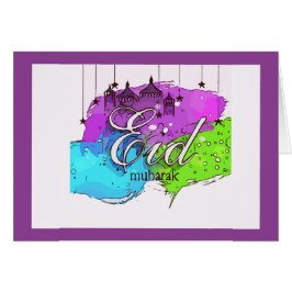 Tarjeta artístico diseñada