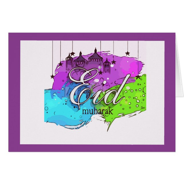 Tarjeta artístico diseñada (Anverso (Horizontal))