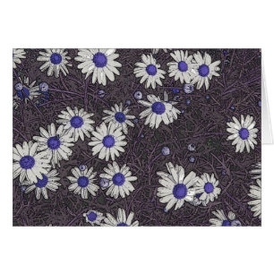 Tarjeta Artsy Daisies