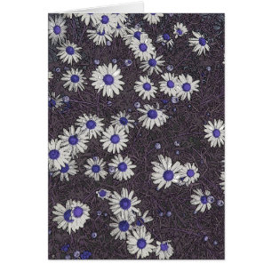 Tarjeta Artsy Daisies