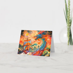 Tarjeta Artsy Dragon