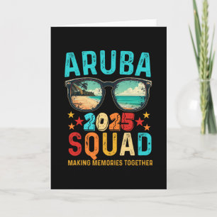 Tarjeta Aru Squad 2025 Vacaciones Amigo Familia Grupo Coin