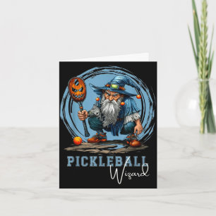 Tarjeta As de pickleball divertido arte de deportes de fan