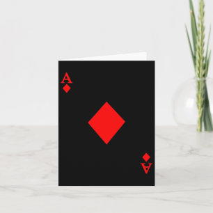 Tarjeta As Of Diamond Decks Of Cards Halloween Costume