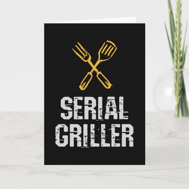 Tarjeta Asador en serie Maestro de parrilla Cubiertos para (Anverso)