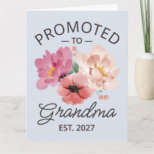 Tarjeta Ascendida a Abuela Est 2027 Nueva Nana VI