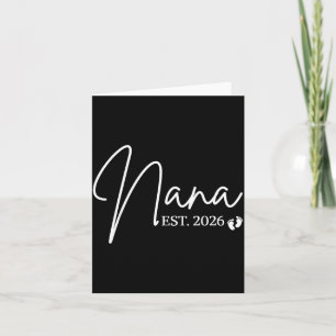 Tarjeta Ascendida a nana est 2026 baby shower nueva abuela