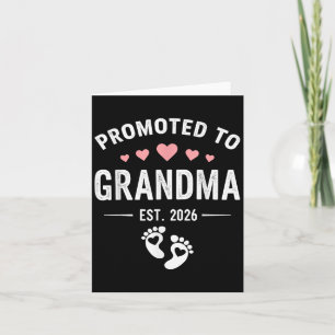 Tarjeta Ascendido a Abuela 2026