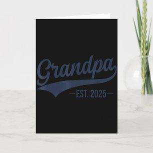Tarjeta Ascendido a Abuelo 2025 Abuelo Est 2025 Camiseta_