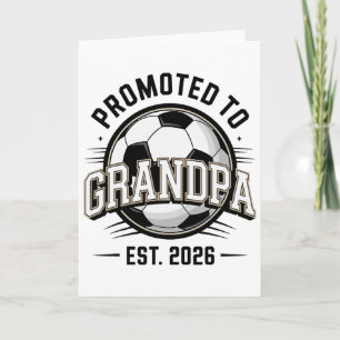 Tarjeta Ascendido a Abuelo Est 2026 Fútbol Abuelo